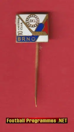 Ice Hockey Metal Badge 1960s