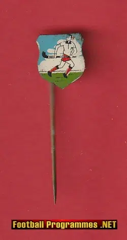 Mens Hockey Metal Badge 1960's