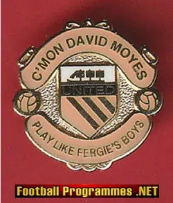 Manchester United Metal Football Badge – Play Like Fergies Boys
