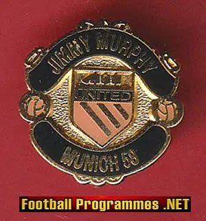 Manchester United Metal Football Badge – Jimmy Murphy Munich 58