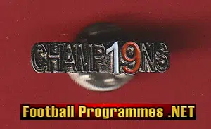 Manchester United Metal Football Badge – Champions 19