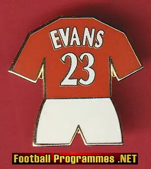 Manchester United Metal Football Badge – Jonny Evans