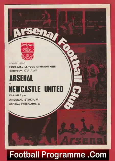Arsenal v Newcastle United 1971 – Double Season