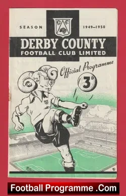 Derby County v Manchester United 1949 – Man Utd 1940s