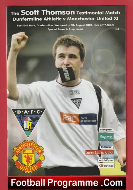 Dunfermline Athletic v Manchester United 2007 – Scott Thomson