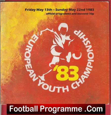 European Youth Championships 1983 – Plus England + Sheet