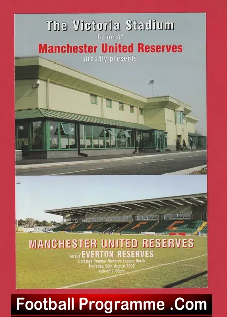 Everton v Manchester United 2007 – Reserves Match