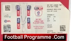 Exeter City v Blackpool 2017 – League Two playoff Final Ticket
