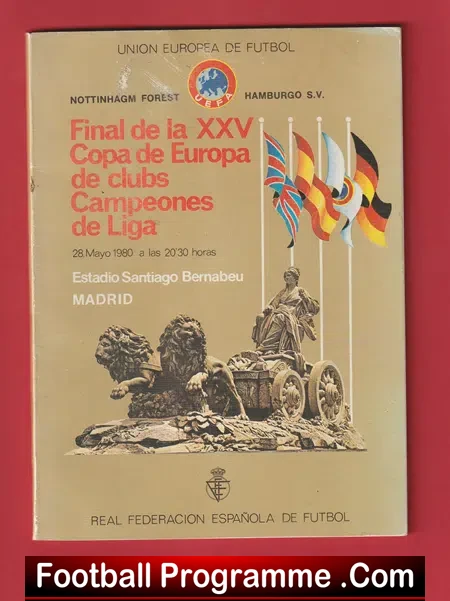 Hamburg v Nottingham Forest 1980 – European Cup Final in Madrid