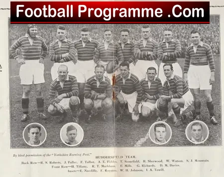 Huddersfield Rugby Jubilee Cup Final Souvenir Brochure 1935