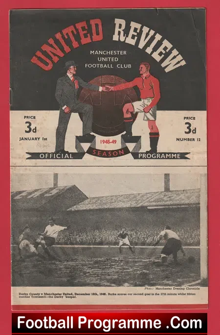 Manchester United v Arsenal 1949 – 1940s Man United