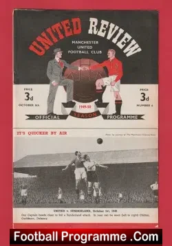 Manchester United v Charlton Athletic 1949 – Debut Tommy Bogan