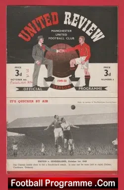 Manchester United v Charlton Athletic 1949 - Tommy Bogan First