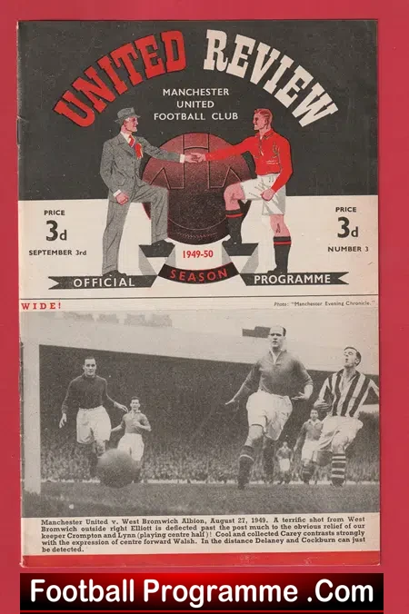 Manchester United v Manchester City 1949 – 1940’s Man United
