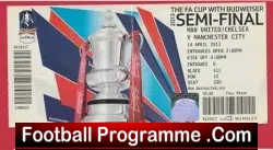 Manchester United v Manchester City 2013 – FAC Semi Final Ticket