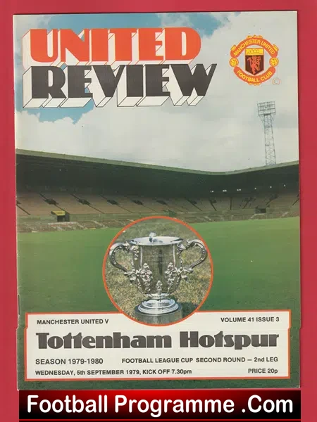 Manchester United v Tottenham 1979 – League Cup Match