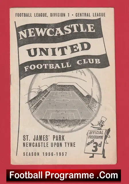 Newcastle United v Burnley 1956