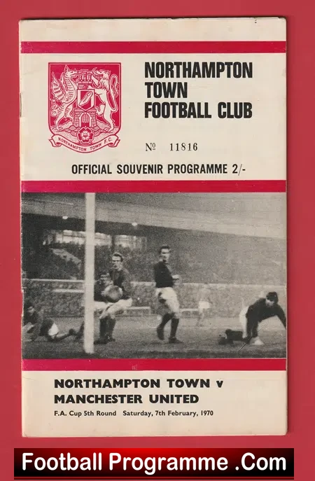 Northampton Town v Manchester United 1970 – George Best Scord Six Goals
