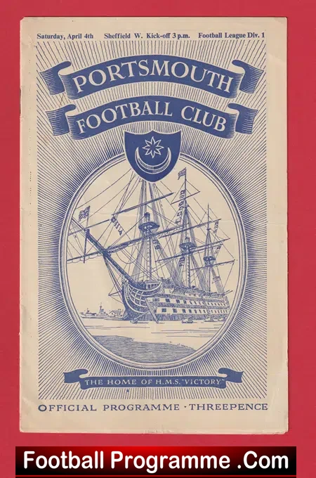 Portsmouth v Sheffield Wednesday 1953