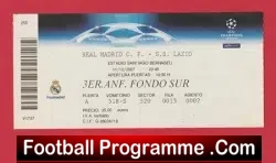 Real Madrid v Lazio 2007 – Football Ticket Spain