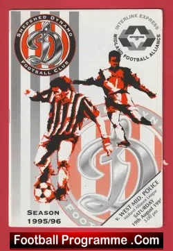 Shepshed Dynamo v West Midlands Police 1995
