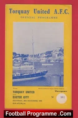 Torquay United v Exeter City 1959 – 1950’s