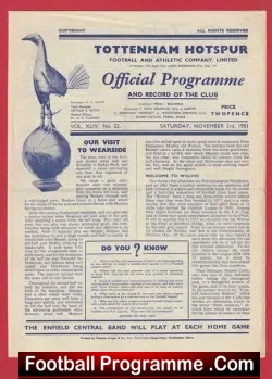 Tottenham Hotspur v Wolves 1951