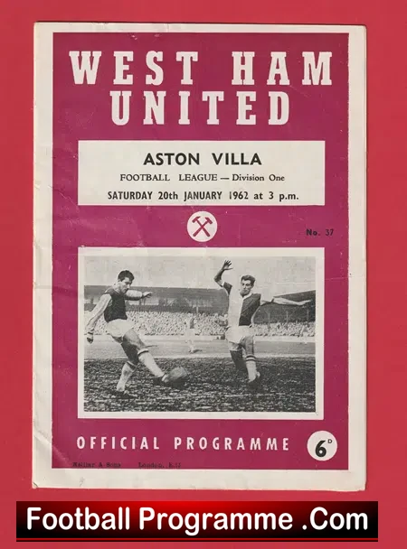 West Ham United v Aston Villa 1962