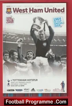 West Ham United v Tottenham 2014 – FA Cup Special Issue