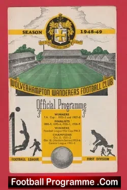 Wolves Wolverhampton v Arsenal 1949 – 1940s