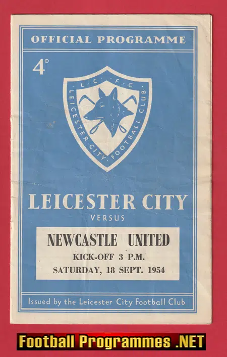 Leicester City v Newcastle United 1954