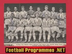 Stoke City Football Club Multi Autographed SIGNED 1960s