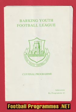 Pegasus v Upminster Park Rovers 1993 – Youth Cup Final Barking