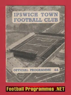 Ipswich Town v Heart Of Midlothian 1959 - Friendly Game 1950s