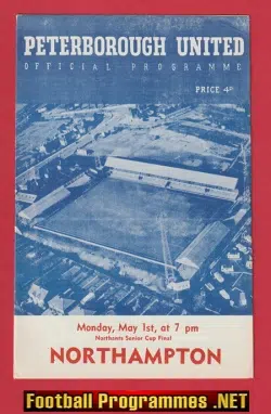 Peterborough United v Northampton Town 1961 – Senior Cup Final