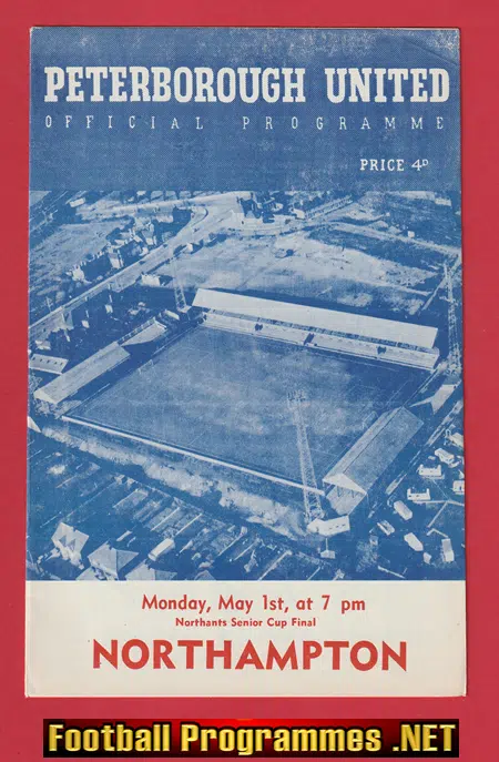 Peterborough United v Northampton Town 1961 – Senior Cup Final