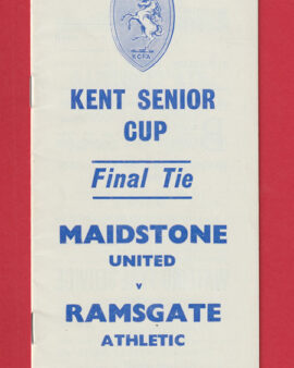 Maidstone United v Ramsgate Athletic 1964 Kent Senior Cup Final