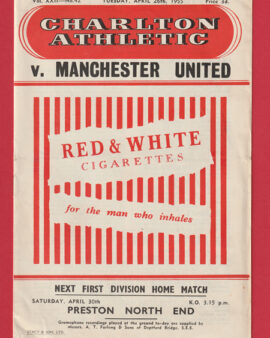 Charlton Athletic v Manchester United 1955