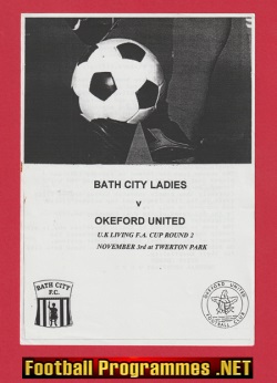 Bath City Ladies v Okeford United 1990’s – Womens Football