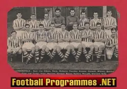 Huddersfield Town Football Club Multi Autographed SIGNED 1950s