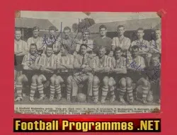Sheffield Wednesday Football Club 50s - Multi Autographed SIGNED