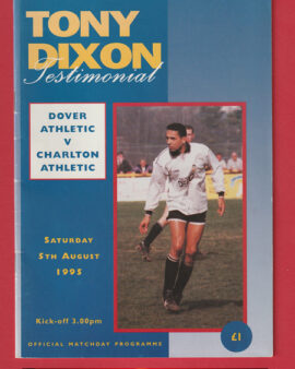 Tony Dixon Testimonial Benefit Match Dover Athletic 95 – SIGNED