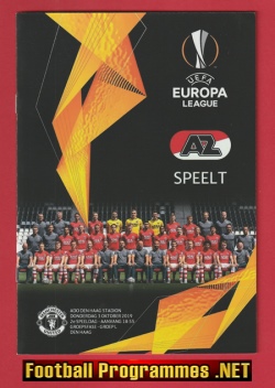 AZ Alkmaar v Manchester United 2019 – Netherlands Dutch Official