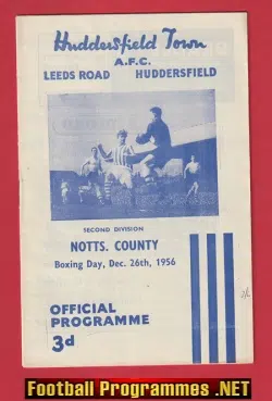 Huddersfield Town v Notts County 1956 - Denis Law 1st Home Game
