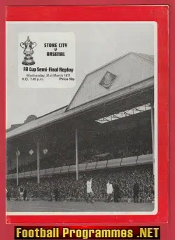Stoke City v Arsenal 1971 - FA Cup Semi Final Replay