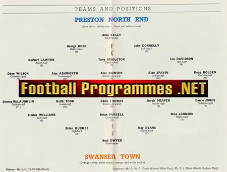 Swansea Town v Preston 1964 - FA Cup Semi Final at Birmingham