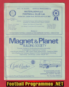 Waterlooville v Taunton 1977 – Southern League