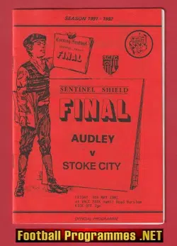 Audley v Stoke City 1992 – Sentinel Shield Cup Final