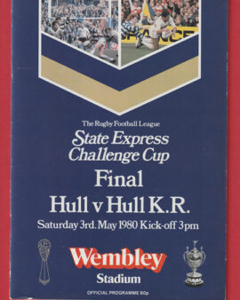 Hull Rugby v Hull Kingston Rovers 1980 – Cup Final Wembley