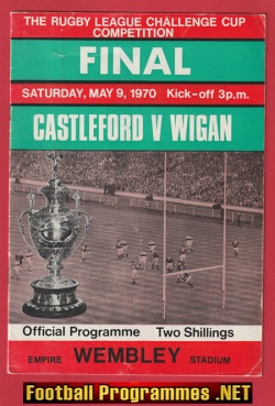Castleford Rugby v Wigan 1970 – Cup Final Wembley